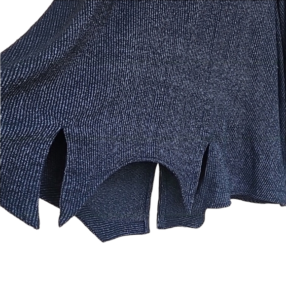 VINTAGE PRISA Boxy Tunic Top L XL 1X 2X Oversized Shirt Artsy Black Lagenlook - Picture 9 of 15